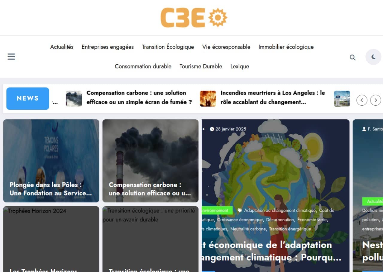 C3E : source d'actualités écologique