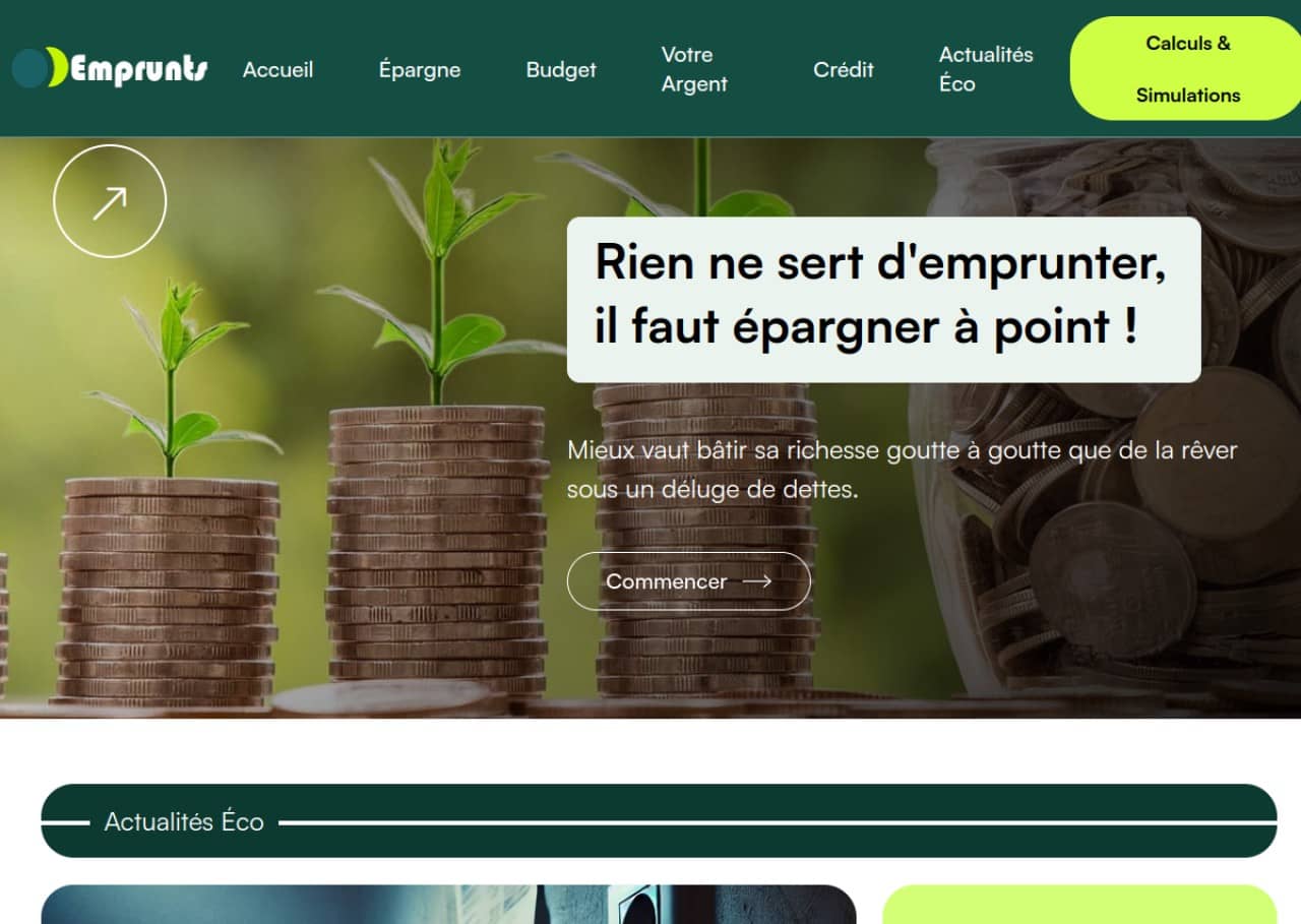 Emprunts.org : calculez le prêt idéal et maîtrisez vos finances