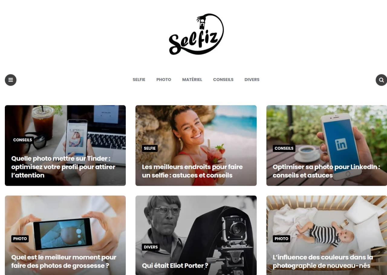 Selfiz : un blog dédié à la photographie