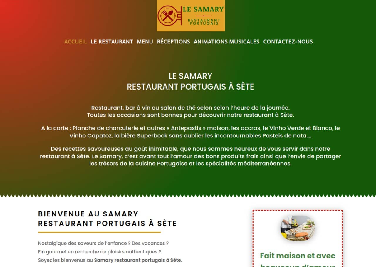 Le Samary : restaurant portugais, bar à vin et salon de thé à Sète