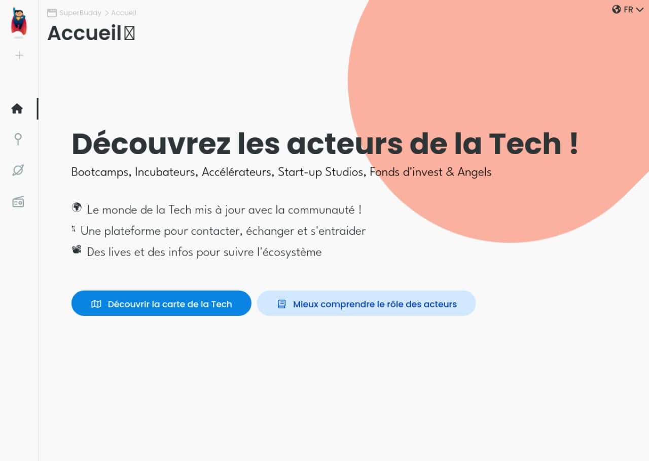 Superbuddy : tous les acteurs de la Tech