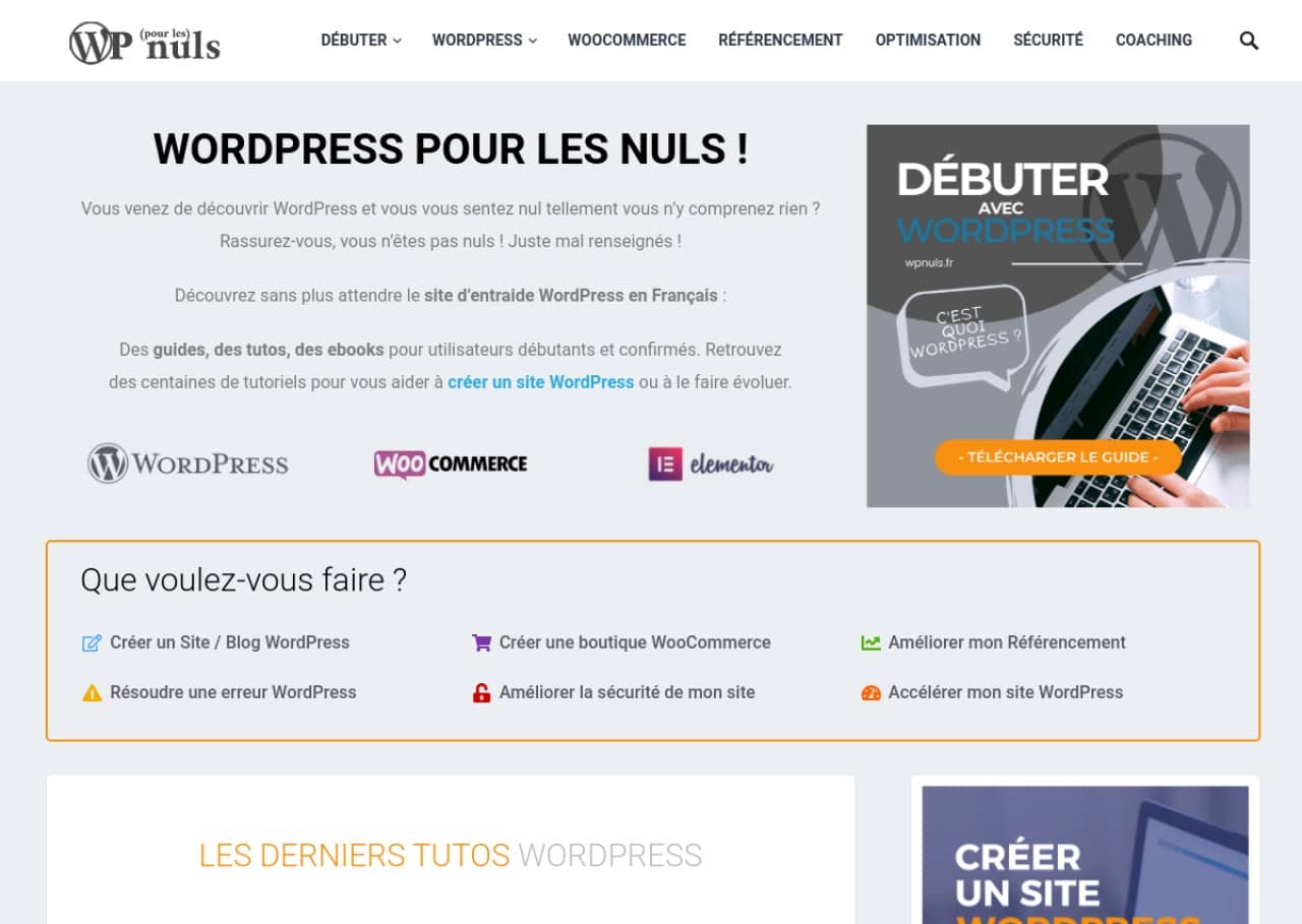 WordPress pour les Nuls : comment créer son site WP