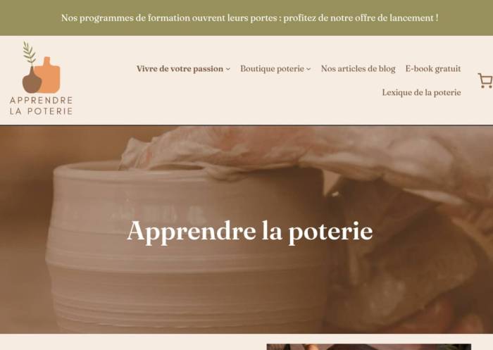 Apprendre la poterie : le blog poterie et céramique