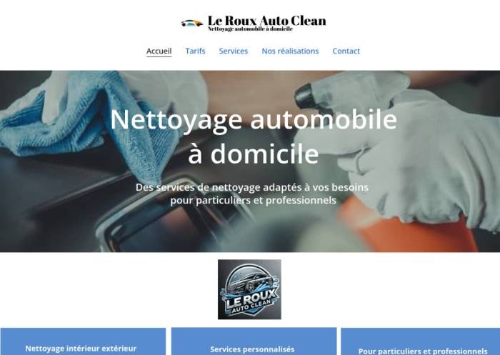 Le Roux Auto Clean : nettoyage automobile pro à domicile