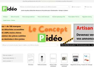 Pidéo : marketplace spécialisée pièces détachées climatisation