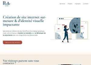 Pixelle Web : sites WordPress et identités visuelles sur-mesure