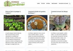 Pourquoi Jardiner : un blog sur le jardinage