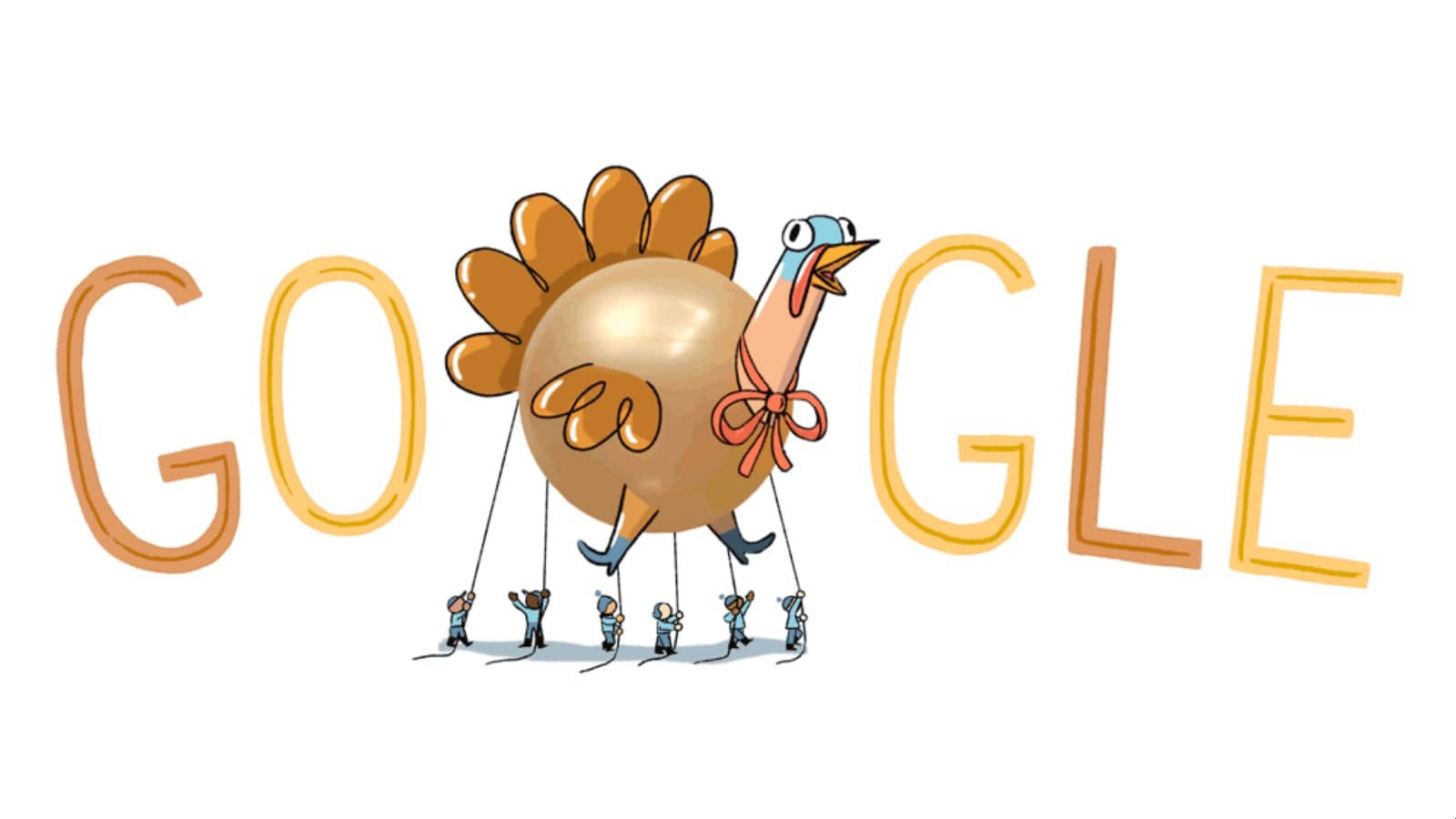 Google célèbre Thanksgiving l’Action de grâce 2024 avec un Doodle