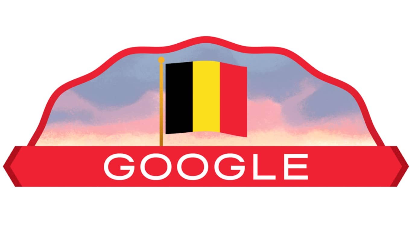 Fête nationale belge 2024 : Doodle sur Google