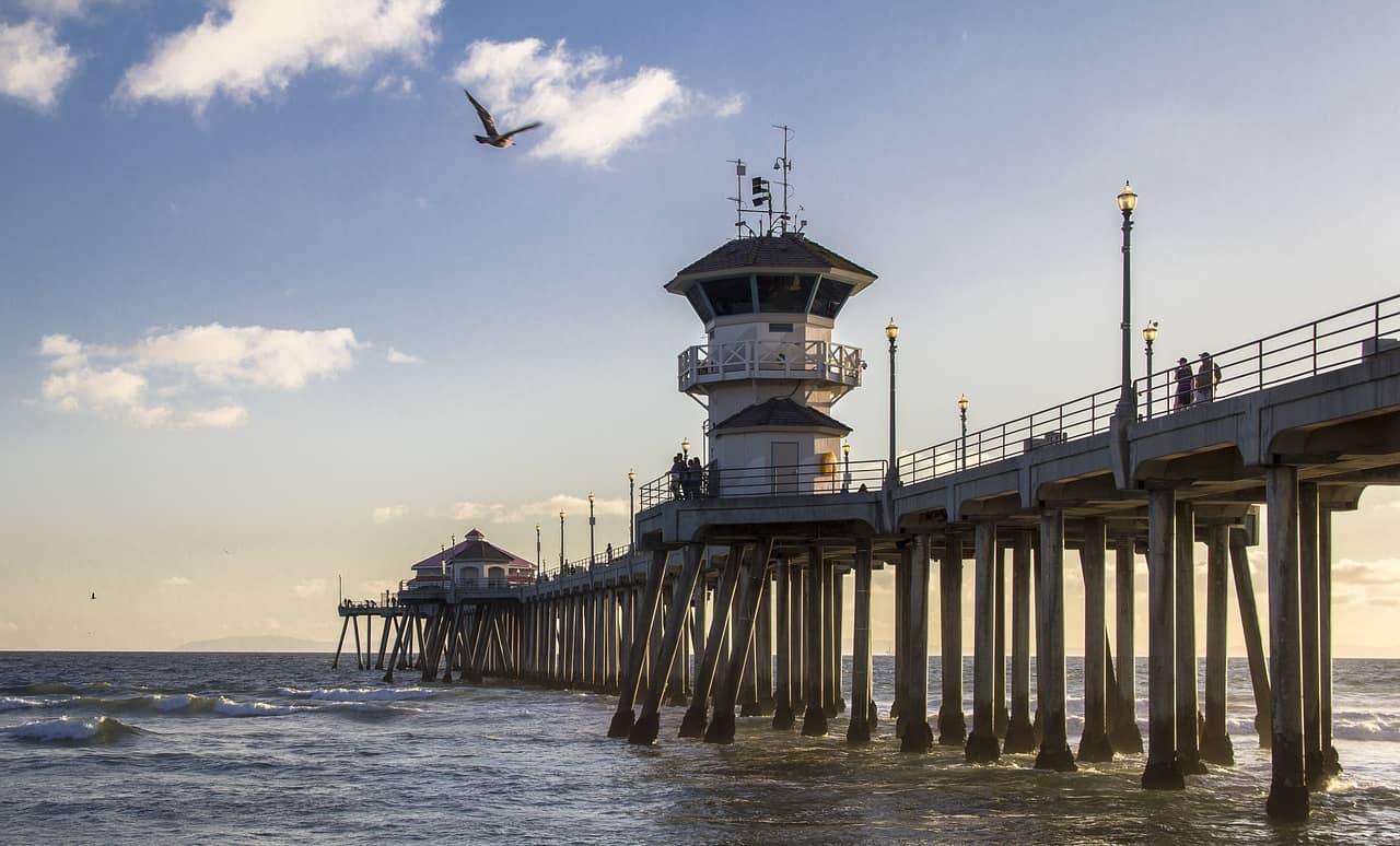 La jetée d’Huntington Beach en Californie : la plus longue jetée de la ...