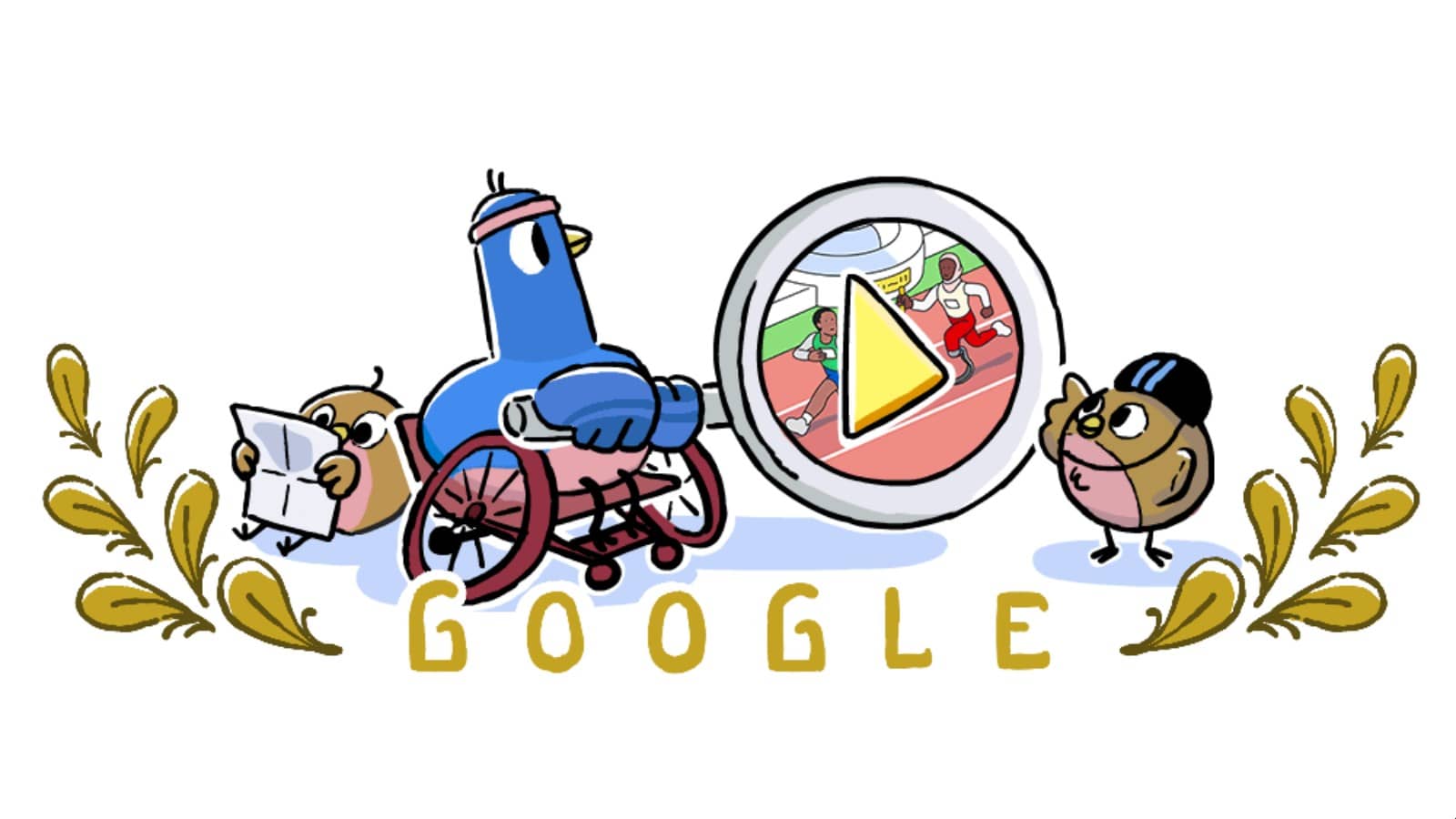 Jeux paralympiques 2024 : Doodle Most Searched Playground sur Google