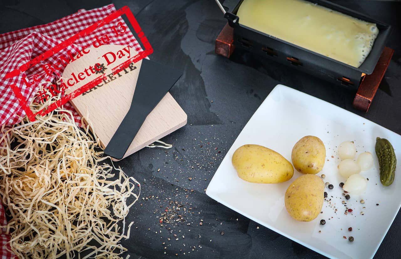 Fromage à raclette pour la Journée internationale de la raclette (Crédit : D-Vu )