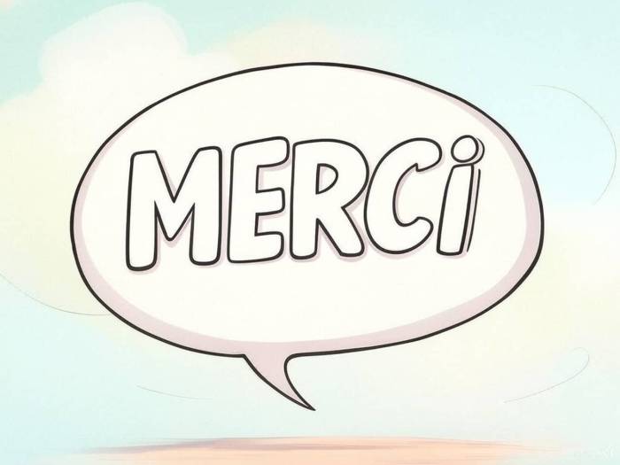 Merci en bulle de bande dessinée (Crédit : Alex.I Grok)