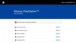 Capture de la page du status PlayStation Network 