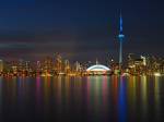 La ville de Toronto au Canda de nuit