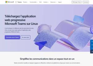 Télécharger Microsoft Teams (capture page pour Linux)